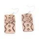 Handmade Certified Authentic Pure Copper Navajo Native American Dangle Earrings 18170-13 Handmade Certified Authentic Pure Copper Navajo Native American Dangle Earrings 18170-13