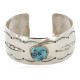 Handmade Certified Authentic Robert Littel Navajo Nickel Natural Turquoise Native American Bracelet 12784-1-0 Handmade Certified Authentic Robert Littel Navajo Nickel Natural Turquoise Native American Bracelet 12784-1-0