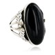 Handmade Certified Authentic Signed Navajo .925 Sterling Silver Natural Black Onyx Native American Ring 16349 Handmade Certified Authentic Signed Navajo .925 Sterling Silver Natural Black Onyx Native American Ring 16349