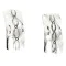 Handmade Feather Certified Authentic Navajo .925 Sterling Silver Stud Native American Earrings 17136-2