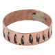 Handmade Feather Certified Authentic Navajo Native American Pure Copper Ring 17091-11 Handmade Feather Certified Authentic Navajo Native American Pure Copper Ring 17091-11