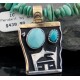 Handmade Hogan Certified Authentic Navajo .925 Sterling Silver 12kt Gold Filled Turquoise Native American Necklace 370794699246
