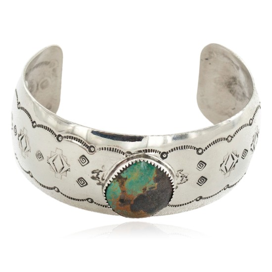 Handmade Horse Certified Authentic Navajo Nickel Natural Turquoise Native American Bracelet 01 12784-12 Handmade Horse Certified Authentic Navajo Nickel Natural Turquoise Native American Bracelet 01 12784-12