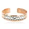 Handmade Horse Certified Authentic Navajo Pure .925 Sterling Silver and Copper Native American Bracelet 12762-3-0