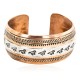 Handmade Horse Mountain Certified Authentic Navajo Pure .925 Sterling Silver and Copper Native American Bracelet 12839-3