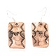 Handmade Horse Navajo Certified Authentic Native American Pure Copper Dangle Earrings 18170-11 Handmade Horse Navajo Certified Authentic Native American Pure Copper Dangle Earrings 18170-11