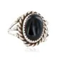 Handmade Navajo Certified Authentic .925 Sterling Silver Natural Black Onyx Native American Ring Size 9 13106-6 Handmade Navajo Certified Authentic .925 Sterling Silver Natural Black Onyx Native American Ring Size 9 13106-6