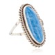 Handmade Navajo Certified Authentic .925 Sterling Silver Natural Lapis Native American Ring Size 8 3/4 13103