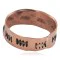 Handmade Navajo Certified Authentic Native American Pure Copper Ring 17092-5
