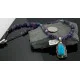 Handmade RARE Certified Authentic Navajo Native .925 Sterling Silver Turquoise and Amethyst Native American Necklace 390574579649