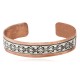 Handmade Sun Certified Authentic Navajo Pure .925 Sterling Silver Copper Native American Bracelet 12809-6 Handmade Sun Certified Authentic Navajo Pure .925 Sterling Silver Copper Native American Bracelet 12809-6