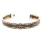 Handmade Sun Certified Authentic Navajo Pure Copper and Brass Native American Bracelet 12846-5