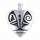 Heart .925 Sterling Silver Certified Authentic Handmade Hopi Native American Pendant 24542 Heart .925 Sterling Silver Certified Authentic Handmade Hopi Native American Pendant 24542