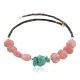 Heart Navajo Certified Authentic Heishi Pink Quartz Native American Adjustable Wrap Bracelet 13151-45 Heart Navajo Certified Authentic Heishi Pink Quartz Native American Adjustable Wrap Bracelet 13151-45