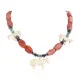 Horse Certified Authentic Navajo .925 Sterling Silver Bone Natural Turquoise Coral Hematite Native American Necklace 17090 Horse Certified Authentic Navajo .925 Sterling Silver Bone Natural Turquoise Coral Hematite Native American Necklace 17090