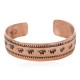 Horse Certified Authentic Navajo Handmade Native American Pure Copper Bracelet 24496