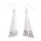 Horse Head Heart Horseshoe .925 Starling Silver Certified Authentic Handmade Navajo Native American Earrings  27265-5