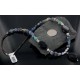 HUGE Certified Authentic Navajo .925 Sterling Silver Turquoise, Lapis and Black Onyx Native American Necklace 390907265086