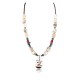 Inlaid BirdCertified Authentic Navajo .925 Sterling Silver Agate Hematit Coral Native American Necklace 390813159541