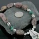 Inlaid BirdCertified Authentic Navajo .925 Sterling Silver Jasper and Turquoise Native American Necklace 15422-74 Inlaid BirdCertified Authentic Navajo .925 Sterling Silver Jasper and Turquoise Native American Necklace 15422-74