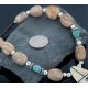 InlaidCertified Authentic Navajo .925 Sterling Silver Boulder Turquoise Native American Necklace 390659902530