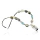 InlaidCertified Authentic Navajo .925 Sterling Silver Jasper Turquoise 0828 Native American Necklace 18108-12