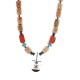 InlaidCertified Authentic Navajo .925 Sterling Silver Jasper Turquoise Native American Necklace 15868-1