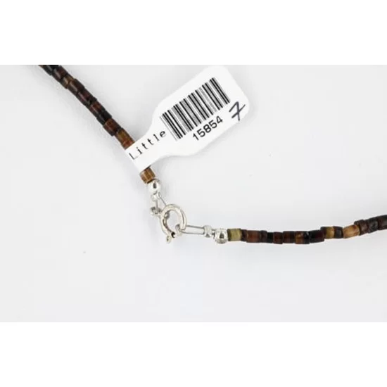 InlaidCertified Authentic Navajo .925 Sterling Silver LAPIS Turquoise Native American Necklace 15854-7