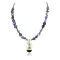 InlaidCertified Authentic Navajo .925 Sterling Silver Lapis Turquoise Native American Necklace 370998054828