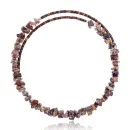 Jasper Certified Authentic Navajo Native American Adjustable Choker Wrap Necklace 25564