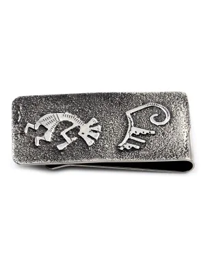 Kokopelli .925 Sterling Silver Money Clip NB180527021603