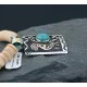 Large 12kt Gold Filled Handmade Kokopelli Certified Authentic Navajo .925 Sterling Silver Turquoise Native American Necklace 370805366233 Large 12kt Gold Filled Handmade Kokopelli Certified Authentic Navajo .925 Sterling Silver Turquoise Native American Necklace 370805366233
