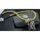 Large 12kt Gold Filled Handmade Kokopelli Certified Authentic Navajo .925 Sterling Silver Turquoise Native American Necklace 390590582539