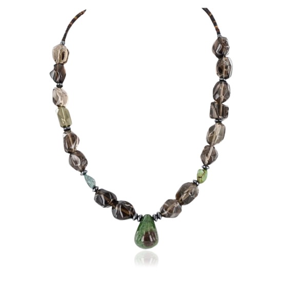 Large $220 Certified Authentic Navajo .925 Sterling Silver Natural Turquoise Quartz Native American Necklace 370997988701 Large $220 Certified Authentic Navajo .925 Sterling Silver Natural Turquoise Quartz Native American Necklace 370997988701
