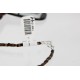 Large $240 InlaidCertified Authentic Navajo .925 Sterling Silver Tigers Eye Turquoise Native American Necklace 15810-44