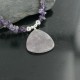 Large $290 Certified Authentic Navajo .925 Sterling Silver Natural Turquoise Amethyst Native American Necklace 390685575292