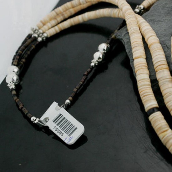 Certified Authentic 3 Strand Navajo .925 Sterling Silver Graduated Melon Shell and Coral Native American Necklace 370974617429 Certified Authentic 3 Strand Navajo .925 Sterling Silver Graduated Melon Shell and Coral Native American Necklace 370974617429