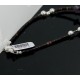 Large Certified Authentic 2 Strand Navajo .925 Sterling Silver Turquoise and Amethyst Native American Necklace 750106-32