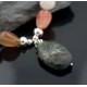Large Certified Authentic Navajo Native .925 Sterling Silver Natural Turquoise Carnelian Native American Necklace 15353-51