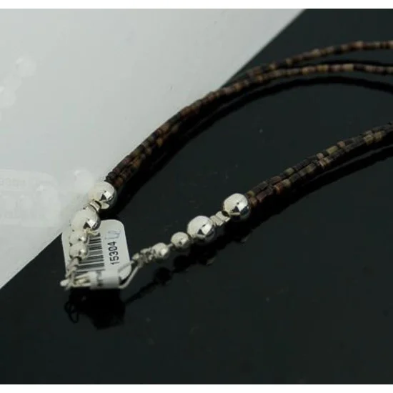 Large Certified Authentic 2 Strand Navajo .925 Sterling Silver Multicolor Native American Necklace 370803468962 Large Certified Authentic 2 Strand Navajo .925 Sterling Silver Multicolor Native American Necklace 370803468962