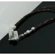 Large Certified Authentic 2 Strand Navajo .925 Sterling Silver Multicolor Native American Necklace 370803468962 Large Certified Authentic 2 Strand Navajo .925 Sterling Silver Multicolor Native American Necklace 370803468962