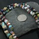 Large Certified Authentic 2 Strand Navajo .925 Sterling Silver Multicolor Natural Stone Native American Necklace 370910490662 Large Certified Authentic 2 Strand Navajo .925 Sterling Silver Multicolor Natural Stone Native American Necklace 370910490662