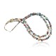 Large Certified Authentic 2 Strand Navajo .925 Sterling Silver Multicolor Natural Stone Native American Necklace 390672450223