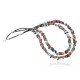 Large Certified Authentic 2 Strand Navajo .925 Sterling Silver Multicolor Stones Native American Necklace 390682362359