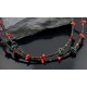 Large Certified Authentic 2 Strand Navajo .925 Sterling Silver Natural Turquoise and Coral Native American Necklace 390614371967