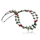 Large Certified Authentic 2 Strand Navajo .925 Sterling Silver Natural Turquoise Coral 4913 Native American Necklace 370832548894