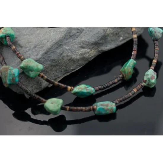 Large Certified Authentic 2 Strand Navajo .925 Sterling Silver Natural Turquoise Native American Necklace 390603321280 Large Certified Authentic 2 Strand Navajo .925 Sterling Silver Natural Turquoise Native American Necklace 390603321280