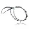 Large Certified Authentic 2 Strand Navajo .925 Sterling Silver Turquoise and Amethyst Native American Necklace 390614969458