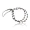 Large Certified Authentic 2 Strand Navajo .925 Sterling Silver Turquoise and Amethyst Native American Necklace 750106-7