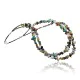 Large Certified Authentic 2 Strand Navajo Native .925 Sterling Silver Multicolor Natural Stone Native American Necklace 15501-7 Large Certified Authentic 2 Strand Navajo Native .925 Sterling Silver Multicolor Natural Stone Native American Necklace 15501-7